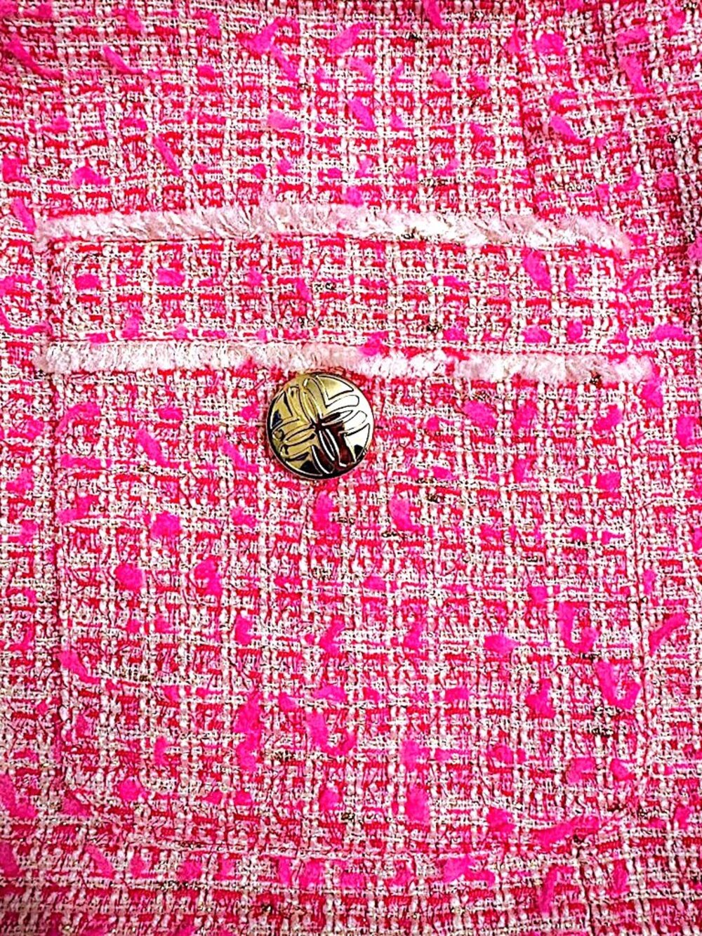Lilly Pulitzer Tiessa Short Sleeve Boucle Shift Dress in Pink Palms NWT - Size 2 - Picture 2 of 9